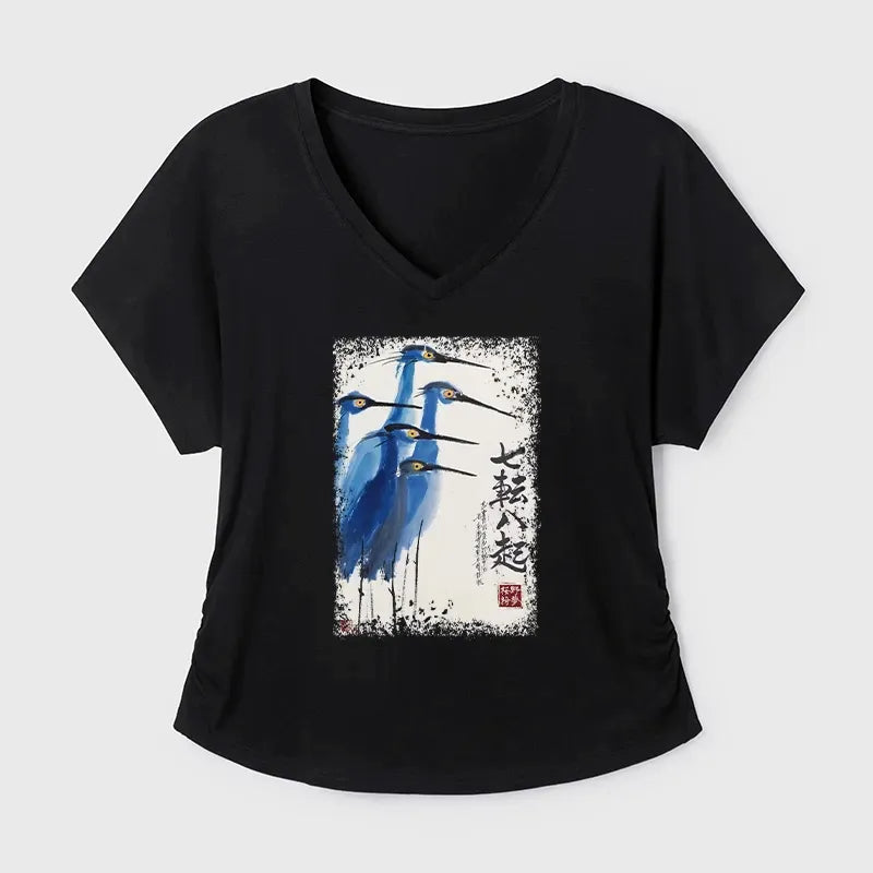 kyoto lion wings t-shirt for women