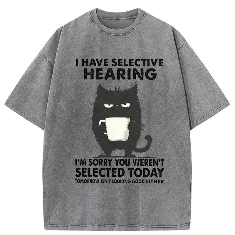 Japanese vintage washed t-shirt for daily wear