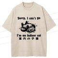 Japanese Vintage Cat Tee on Sale