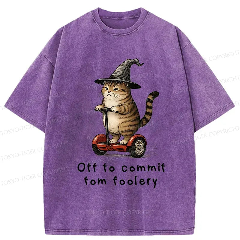 Segway Style Cat Shirt for Streetwear