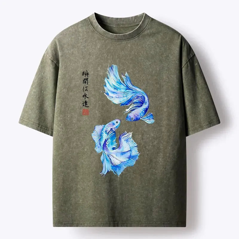 Betta Fish T-Shirt Gift Idea for Dad