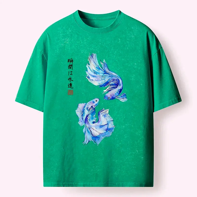 Betta Fish T-Shirt Gift Idea for Dad