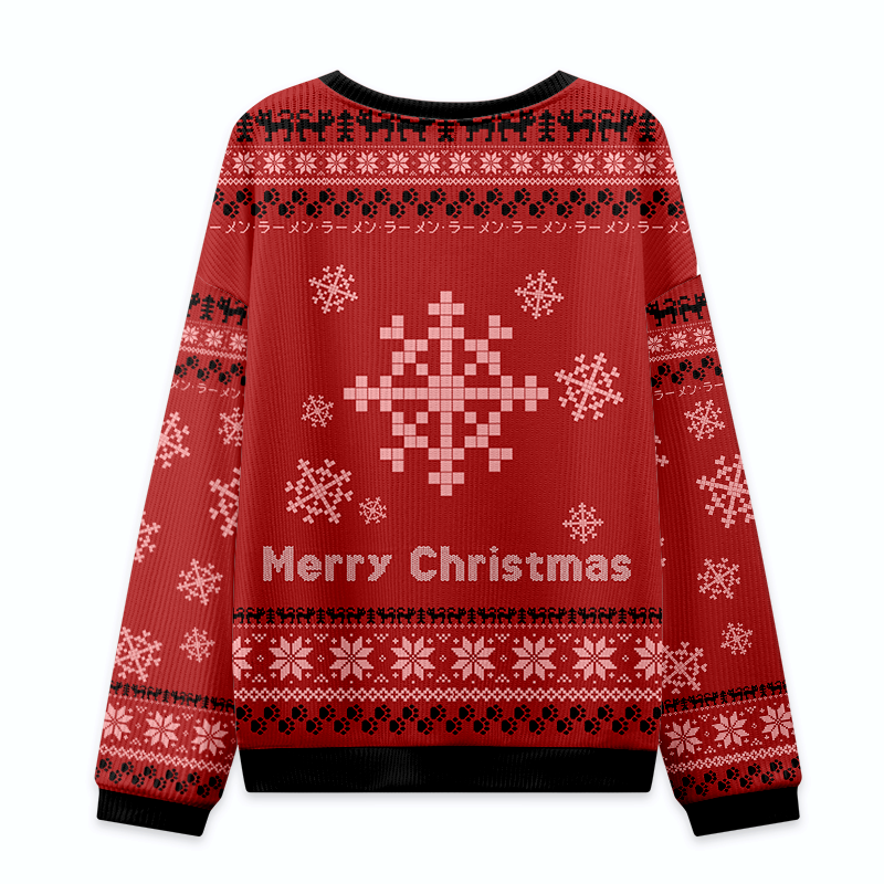 Ugly Christmas Sweatshirt Gift Idea for Cat Lovers