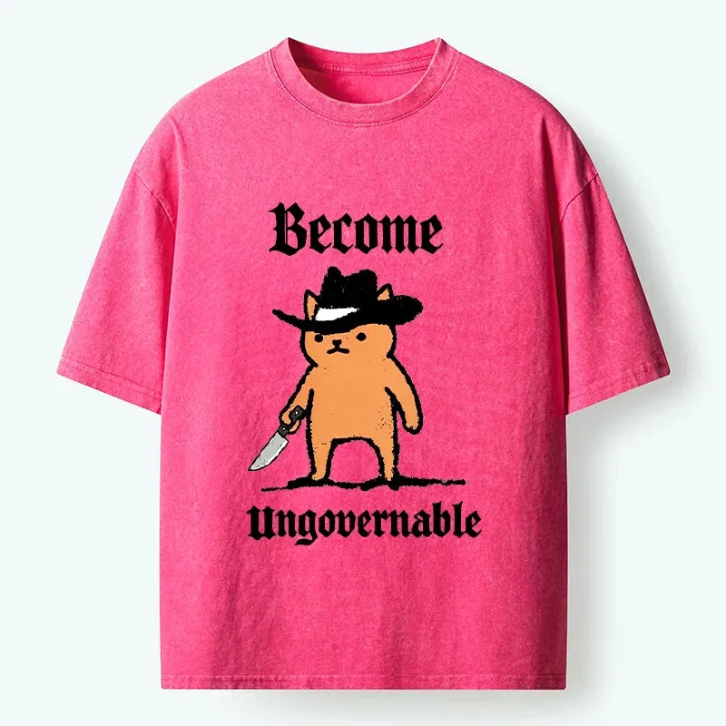 Funny Cowboy Cat Meme T-Shirt
