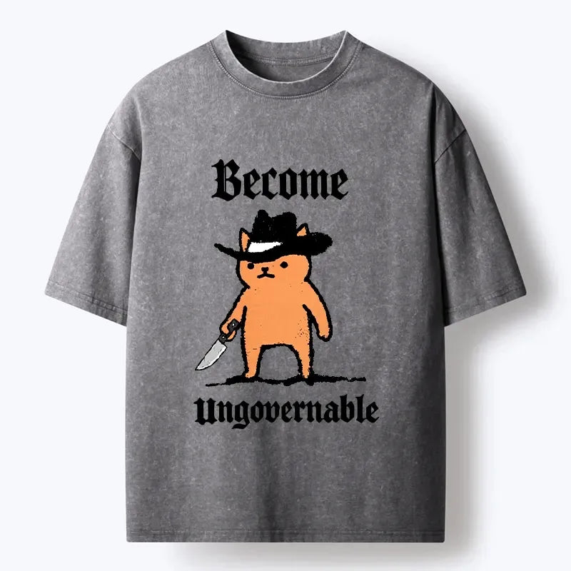 Funny Cowboy Cat Meme T-Shirt
