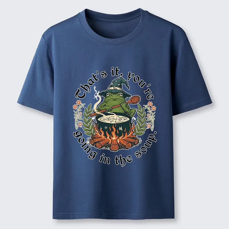 Kyoto-Lion Funny Meme Wizard Frog Soup Joke Classic T-Shirt