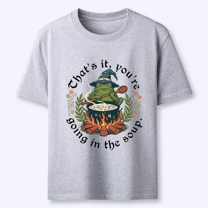 Kyoto-Lion Funny Meme Wizard Frog Soup Joke Classic T-Shirt