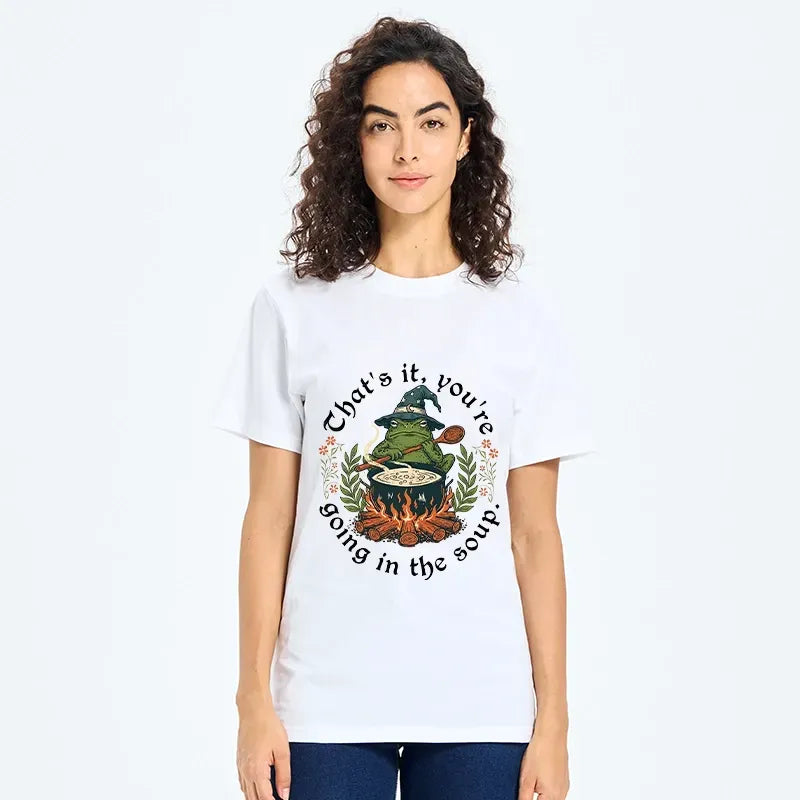 Kyoto-Lion Funny Meme Wizard Frog Soup Joke Classic T-Shirt