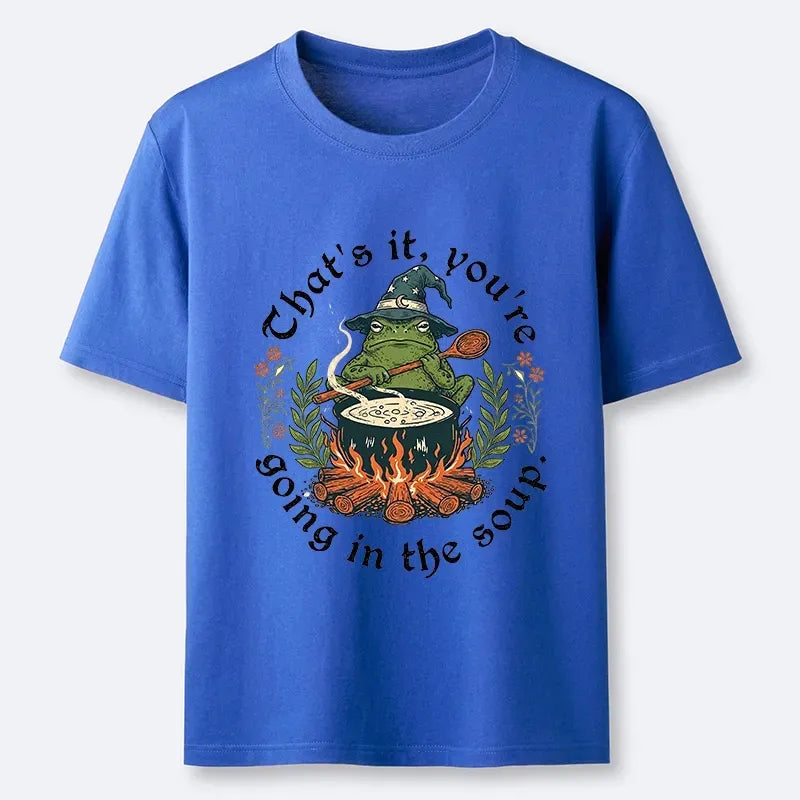 Kyoto-Lion Funny Meme Wizard Frog Soup Joke Classic T-Shirt