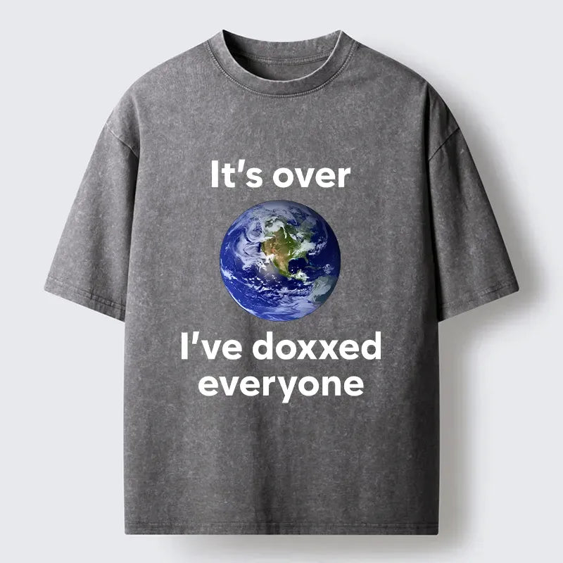 Kyoto-Lion Expose Everyone's Locations Washed T-Shirt
