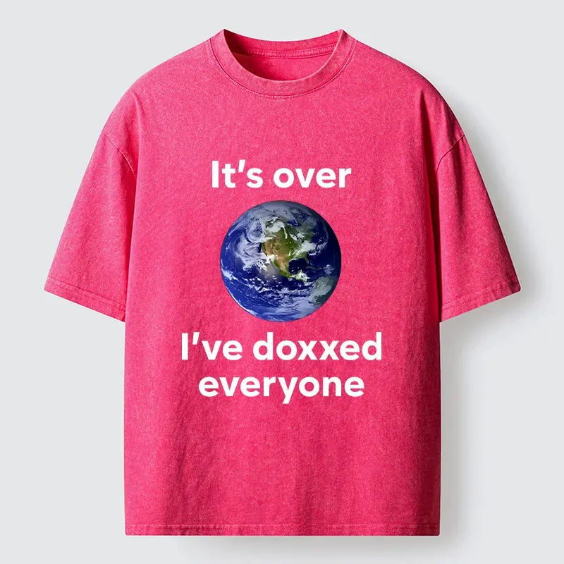 Kyoto-Lion Expose Everyone's Locations Washed T-Shirt