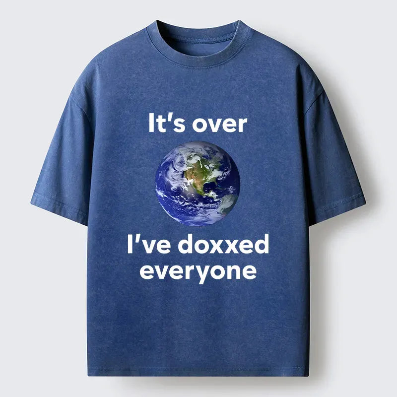 Kyoto-Lion Expose Everyone's Locations Washed T-Shirt