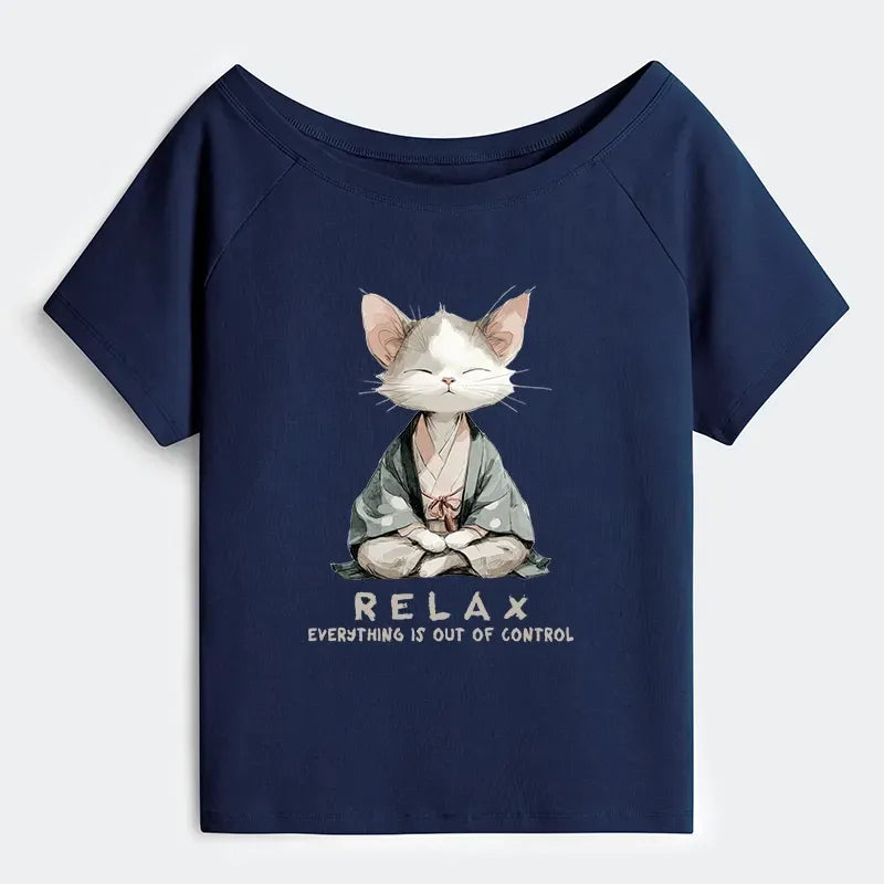 Relaxed Fit Cat Tee for Daily Wear