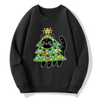 Kyoto-Lion Christmas Tree Cat Classic Sweatshirt