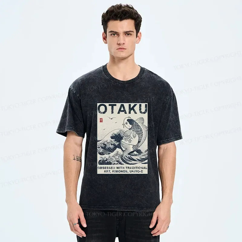 Traditional Ukiyo-E Washed T-Shirt