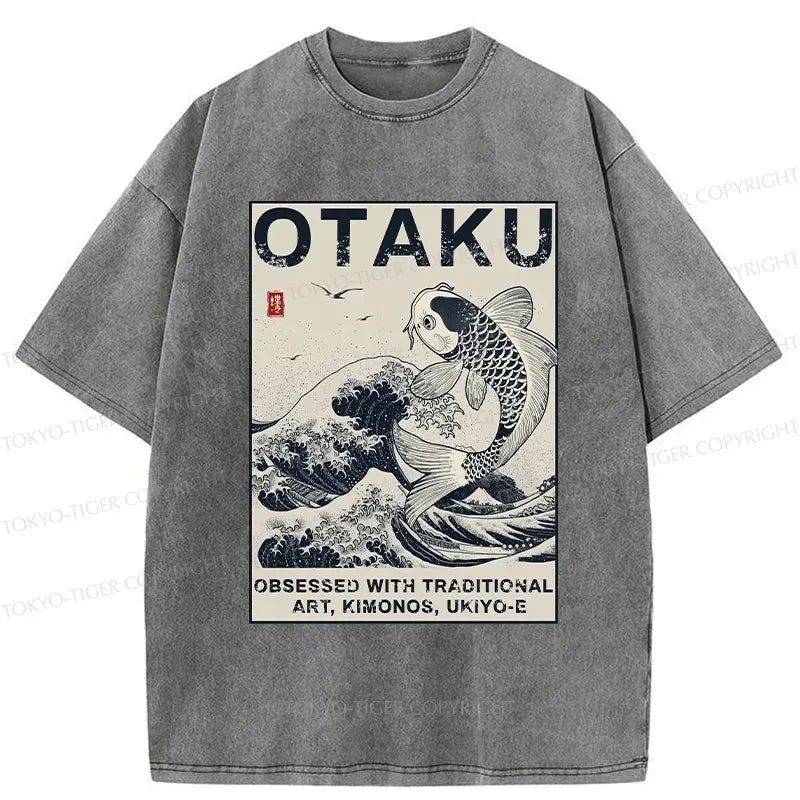 Traditional Ukiyo-E Washed T-Shirt