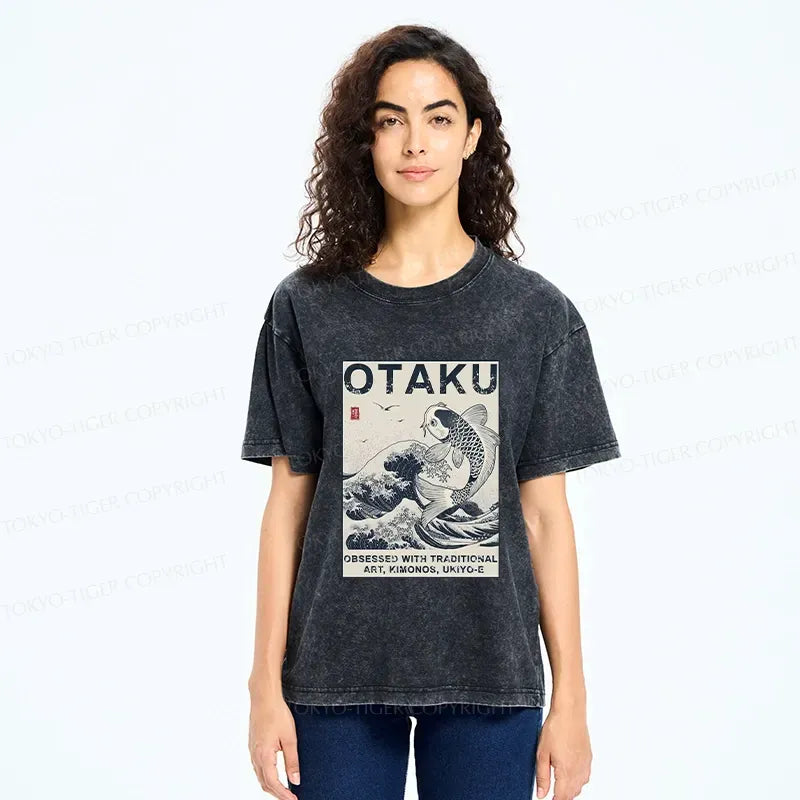 Traditional Ukiyo-E Washed T-Shirt