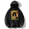 Washed Ramen Cat Hoodie Limited Edition
