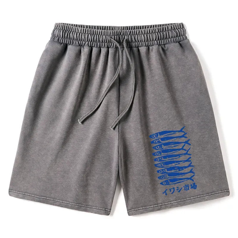 Vintage Style Unisex Shorts for Summer