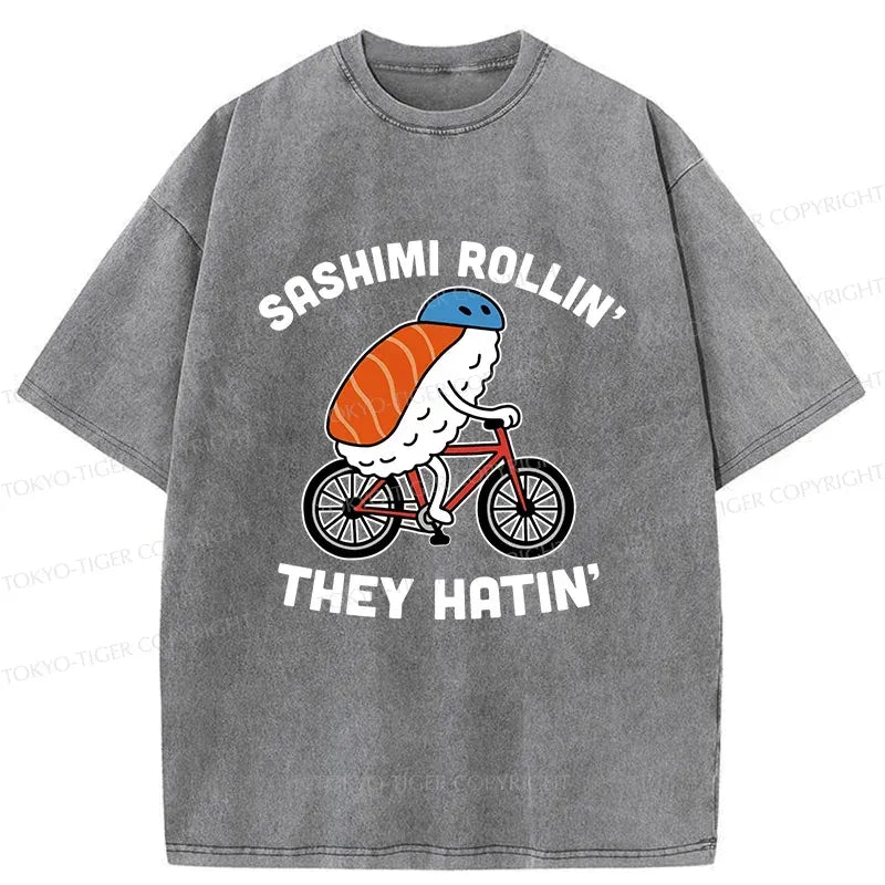 Washed Streetwear T-Shirt for Summer