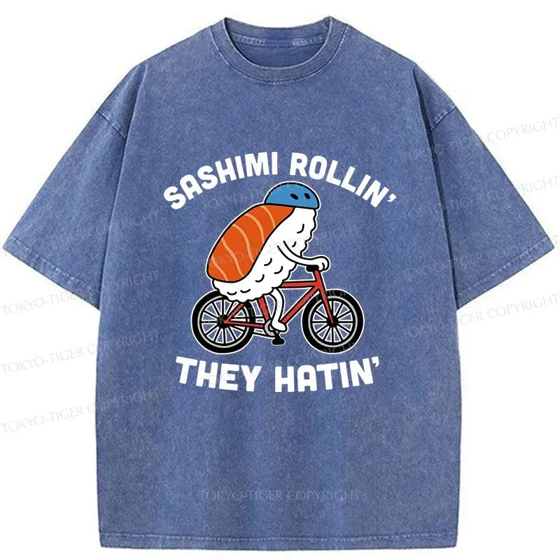 Washed Streetwear T-Shirt for Summer