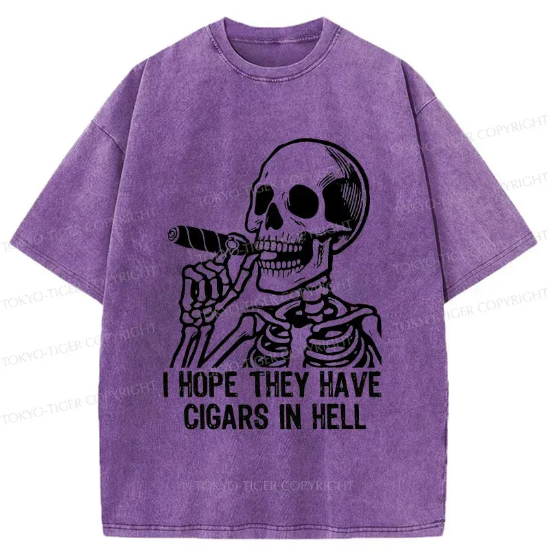 unisex skeleton cigar print tee best seller