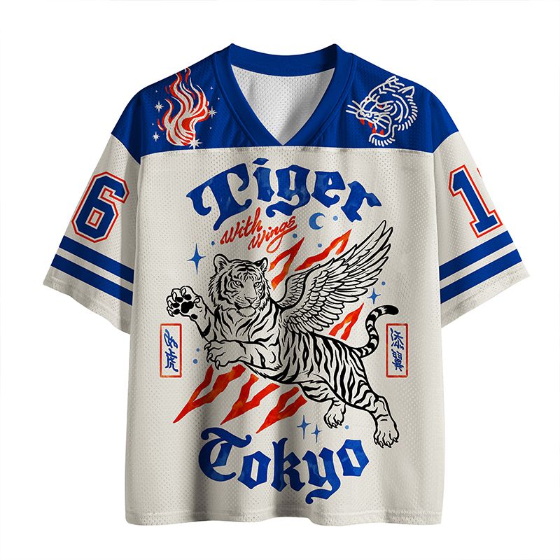 Trendy Unisex Mesh Jersey for Streetwear