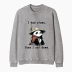 Maybe Later Panda Sweatshirt for Women