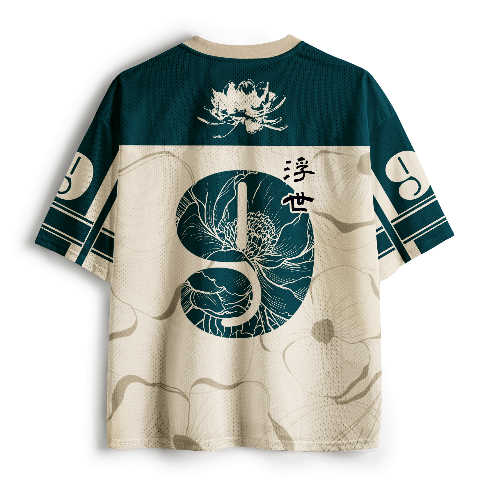Kyoto-Lion Ukiyo No Hana Mesh Jersey