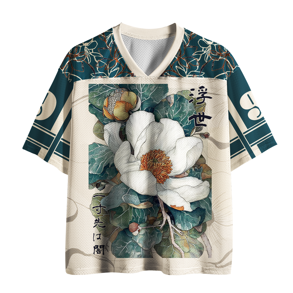 Ukiyo-e Mesh Jersey for Summer