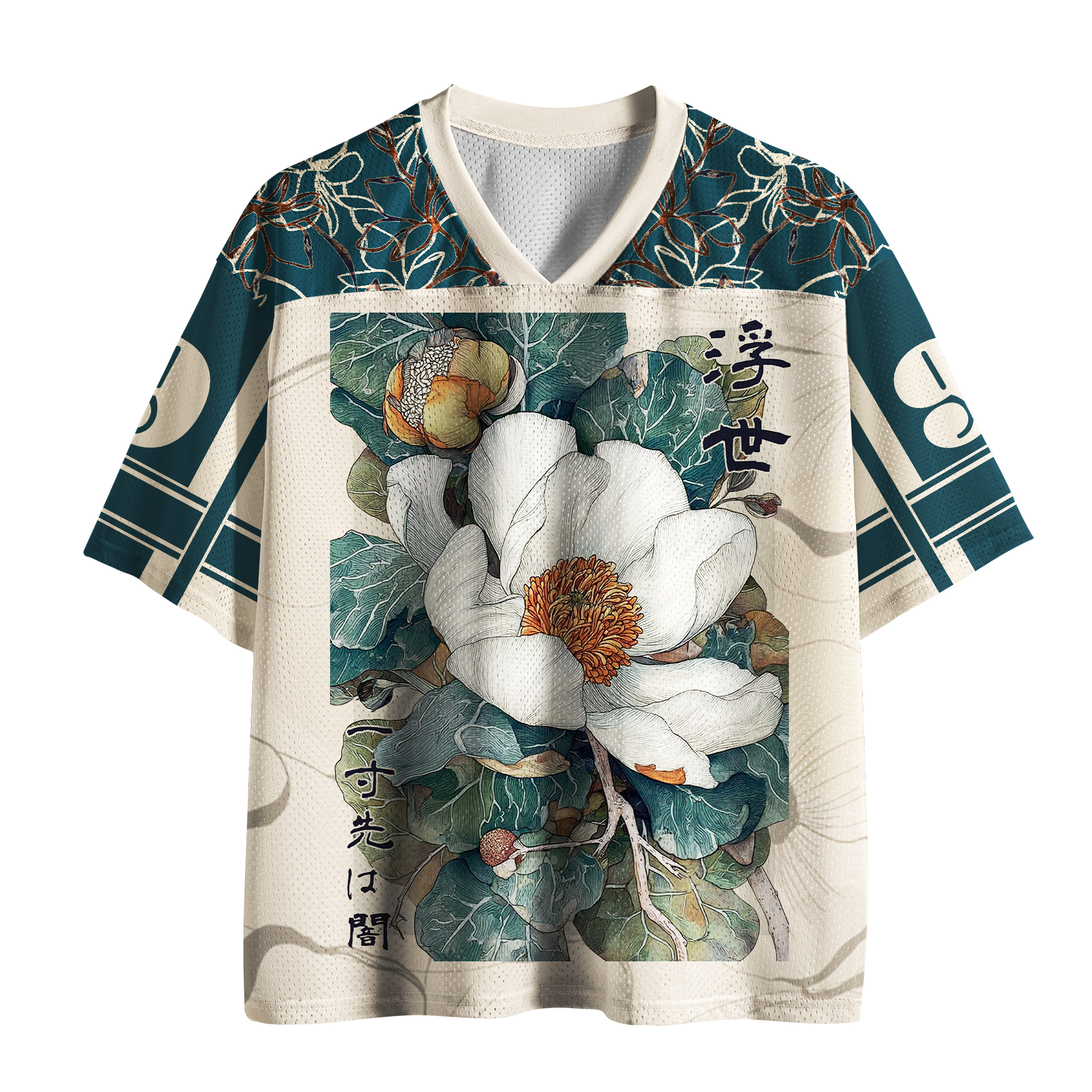 Ukiyo-e Mesh Jersey for Summer