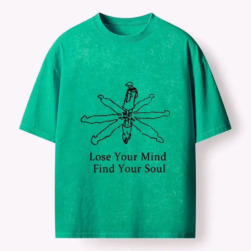 Kyoto-Lion Find Your Soul Washed T-Shirt