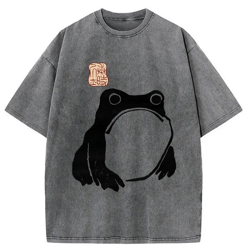 trendy woodblock print t-shirt for vacation