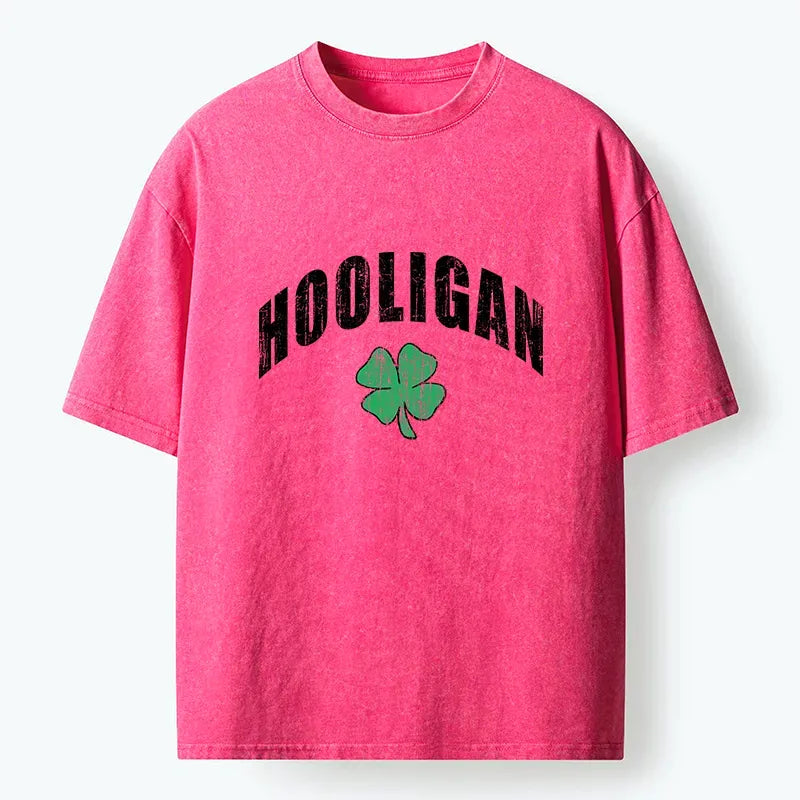 Japanese Vintage Washed T-Shirt for Daily Wear