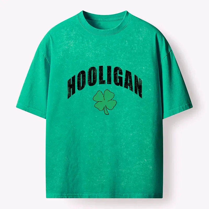 Kyoto-Lion Lucky Troublemaker Washed T-Shirt