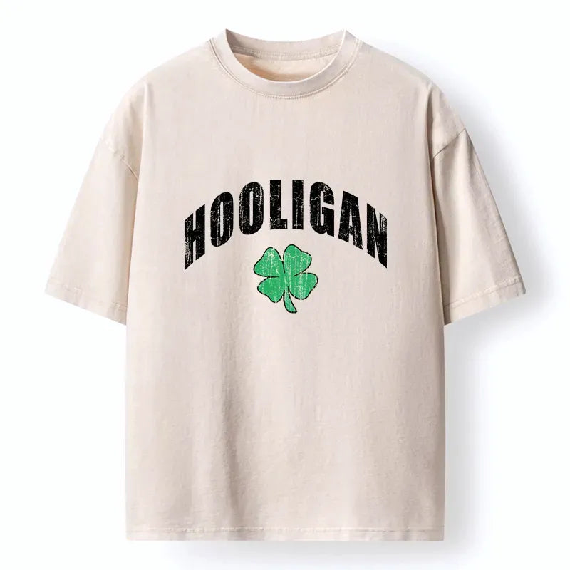 Japanese Vintage Washed T-Shirt for Daily Wear