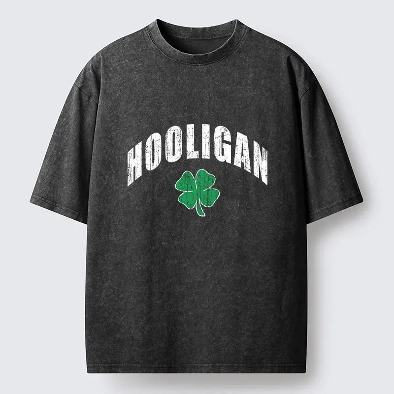 Japanese Vintage Washed T-Shirt for Daily Wear