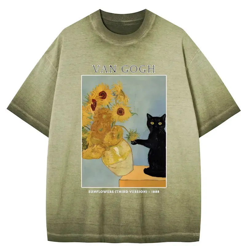 black cat t-shirt free shipping