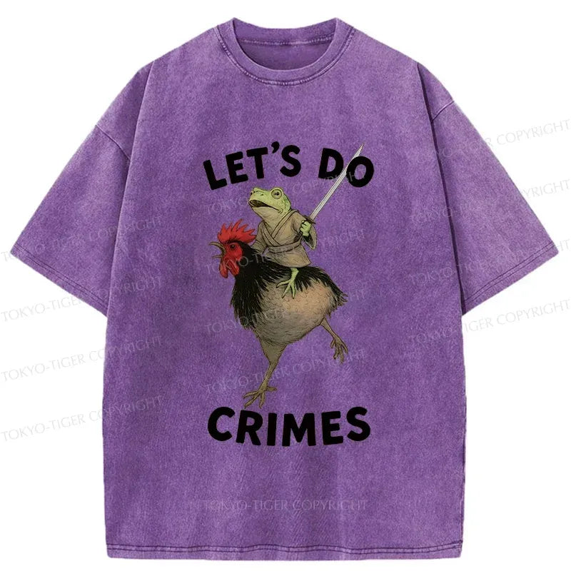 Frog Riding Chicken Tee for Gift Idea