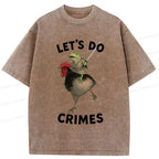 Washed Unisex T-Shirt with Japanese Culture