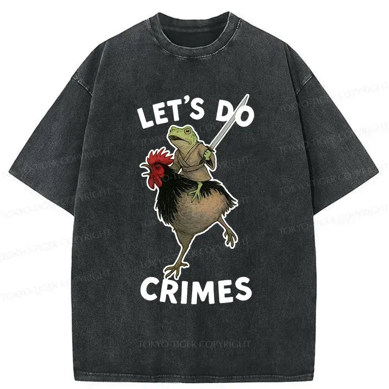 Frog Riding Chicken Tee for Gift Idea