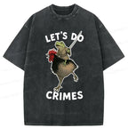 Frog Riding Chicken Tee for Gift Idea