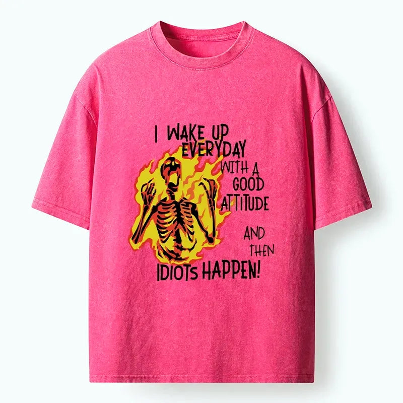 Bad Attitude Meme T-Shirt for Streetwear