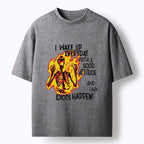 Bad Attitude Meme T-Shirt for Streetwear