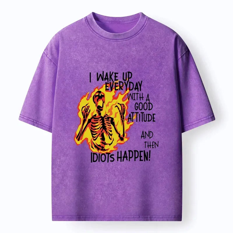Bad Attitude Meme T-Shirt for Streetwear