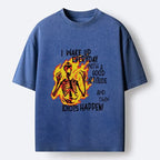 Kyoto Lion Skeleton Washed T-Shirt