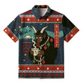 Kyoto Lion Button-up Shirt for Christmas Party