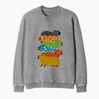 Washed Terry Sweatshirt for Everyday Wear