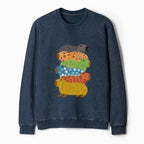 Colorful Capybara Sweatshirt Japanese Streetwear