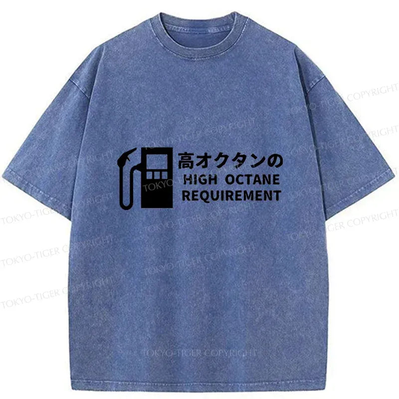 Japanese Washed T-Shirt for Daily Wear